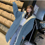 Christmas Gift 2021 New Winter Clothes Korean Version Loose Winter Mid-length Coat Down Padded Coat Padded Jacket Women's Thick Padded Jacket