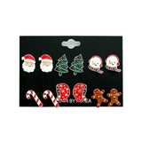 Christmas Gift Christmas Stud Earrings For Women Santa Claus Snowflake Earrings Women Accessories Gift Fashion Jewelry Wholesale New Years 2021