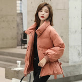 Christmas Gift 2021 New Winter Women's Jacket Thick Warm Bomber Jackets Cotton Padded Parka Coat Female Loose Puffer Parkas Oversize Outwear