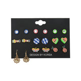 Christmas Gift Christmas Stud Earrings For Women Santa Claus Snowflake Earrings Women Accessories Gift Fashion Jewelry Wholesale New Years 2021