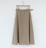 Christmas Gift new A Line solid Women Skirts Pleated MI-long New Knee Length Skirt Female Vintage Suede Skirts Jupe Femme Faldas Mujer