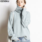 Christmas Gift Soft oversized Cashmere Sweaters Women 2021 puff sleeve Winter sweater Pullovers Loose Female  Warm Basic sweater Jumper
