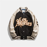 Embroidery Varsity  Baseball Jacket Women's Bomber Coat Men's Couple Boyfriend Style Hiphop Street Unisex Race Spring Autumn