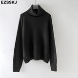 Christmas Gift autumn Winter casual cashmere oversize thick Sweater pullovers Women 2021 loose Turtleneck women's sweaters jumper