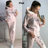 Tracksuit Women 2021 Two Piece Set Women Pullover Hoodies and Jogger Pants Casual Tracksuit Female Sweatshirts Outfits Suits