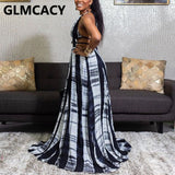 Kukombo Women Summer Sleeveless Maxi Dress Elegant Evening Party Long Dresses Vestidos
