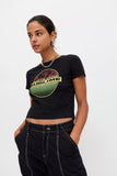 Kukombo Tatooine Hawaii Mountain Vintage Outrun Sunset Palm Tree Silhouette Black Tshirt Retro Vaporwave Women Cool Tropical Tees