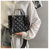 New Vintage PU Leather Women Handbags Striped Shoulder Bags for Women Fashion Tote Bags Crossbody Bag Women bolsos de mujer