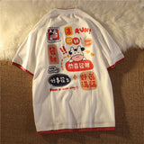 Christmas Gift Good Luck Cattle Top Harajuku Funny Shirt Kawaii Anime T-shirt Ullzang Summer Fashion Goblincore Aesthetic Women Men Couple New