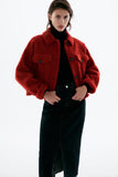 Kukombo Winter New Henin Fur Coat Sheepsheared Grain Coat Women's Short Lamb Loose European Station Wool Coat Thick Jacket