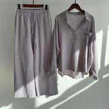 Kukombo Christmas Gift Msfancy Summer Two Piece Set Women Cotton Shorts Sets Vintage Boho Oversized Shirt High Waist Loose Shorts Mujer Sets