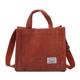 Kukombo  Luxury Designer Handbag Corduroy Ladies Bag 2022 New Trend Single Shoulder Bag Solid Color Buckle Messenger Bag Small Square Bag