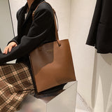 Kukombo Women's Shopper Bag Tote Female Bag Soft Pu Leather Solid Big Capacity Female's Handbag Evening Bolsas Designer Woman Handbags