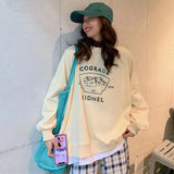 Christmas Gift 2021 spring and autumn new splicing Pullover fashion Korean thick and thin women's Sweatshirt Navy Gray Black Pink women's Hoodi