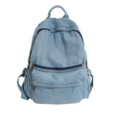 Kukombo 2022 New Female Backpack Fashion Mini Denim Backpacks Woman Students Bags Teen Girl School Bag Youth Women Rucksack Mochila K114
