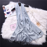 Christmas Gift 2021 women scarf solid cashmere scarves lady shawls and wraps winter head scarf pashmina long size foulard hijab wholesale