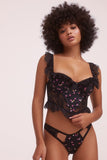 Kukombo Romantic Lace Patchwork Crop Top Women Back Hollow Out Sleeveless Sexy Tank Top Vintage Black Fashion Summer Tops