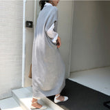 Christmas Gift BGTEEVER Chic Casual Winter Oversize Straight Sleeveless Sweater Dress Women Thick Knit Long Dress Female Knitted Vest Dress