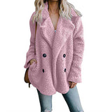 Christmas Gift 2021 Autumn Winter Teddy Coat Women Faux Fur Coat Female Oversized Teddy Jacket Ladies Outerwear Overcoat Thick Warm Plush Coats