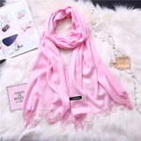 Christmas Gift 2021 women scarf solid cashmere scarves lady shawls and wraps winter head scarf pashmina long size foulard hijab wholesale