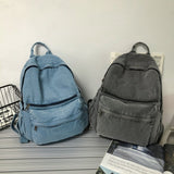 Kukombo 2022 New Female Backpack Fashion Mini Denim Backpacks Woman Students Bags Teen Girl School Bag Youth Women Rucksack Mochila K114
