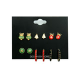 Christmas Gift Christmas Stud Earrings For Women Santa Claus Snowflake Earrings Women Accessories Gift Fashion Jewelry Wholesale New Years 2021