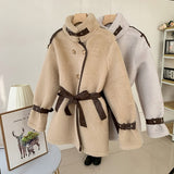 Christmas Gift 2021 mink coat winter jacket new fashion short fur coat set full fake fur coat women