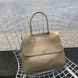 Kukombo Designer Crocodile Pattern Women's Bag Tote Handbags Female Large Capacity Shoulder Bags 2022 Pu Leather Hanebag Shopper Totes