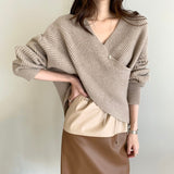 Christmas Gift Fall 2021 Women Clothing Women Sweater Pullover Female Knitting Sweaters Skinny Tops Loose Elegant Knitted Outerwear Thin Slim