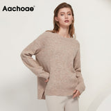Christmas Gift O Neck Cashmere Pullover Sweater Women Batwing Long Sleeve Loose Soft Wool Sweaters Knitted Jumpers Casual Tops Pullover