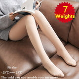 Christmas Gift Winter Sexy Ladies Tights Fashion Warm High Elastic Solid Color Pantyhose Stretchy Soft Long Stockings 50g-500g for Fall Winter