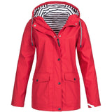 Kukombo 2022 Women's Rain Jacket Wind Hood Women Jacket For Women