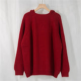 Christmas Gift 2021 New Winter Spring Women Sweaters Pullovers Hooded Minimalist Oversize Korean Style Elegant LadiesTops SW1268JX