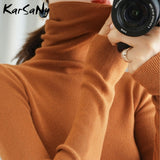 Christmas Gift Women's Sweater Winter Clothes Women 2021 Black Turtleneck Sweaters Winter Warm Women's Turtlenecks Pullover Sweater Autumn Pull
