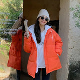 Christmas Gift 2021 New Winter Jacket Coat Women Warm Parkas Snow Wear Thicken Warm Cotton Padded Jacket Female Loose Wadded Jackets Plus Size