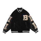 Kukombo Christmas Gift European and American high street autumn trend hip hop new baseball uniform men and women loose street jacket lovers trend