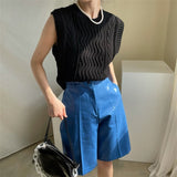 Kukombo 2022 Y2K Spring Autunm Women Sweaters Waistcoat Sleeveless Korean Style Knitted Vintage Wild Lady Short Vests SWV3277