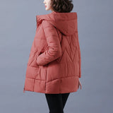 Christmas Gift 2022 New Women Winter Jacket Long Warm Parkas Female Thicken Coat Cotton Padded Parka Jacket Hooded Outwear Plus Size 4XL
