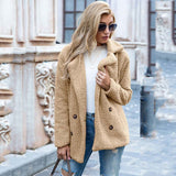 Christmas Gift 2021 Autumn Winter Teddy Coat Women Faux Fur Coat Female Oversized Teddy Jacket Ladies Outerwear Overcoat Thick Warm Plush Coats