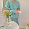 Christmas Gift Fall 2021 Winter Womens Sweaters Women Clothing Knitted Loose Sweater Knitting Wool Oversize Pullover Woman Sweaters Girls Thick