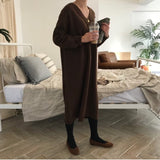 Christmas Gift New Vintage Warm Autumn Sweater Women Dress Winter Long Sweater Knitted Dresses loose Maxi Oversize Lady Dresses Robe Vestidos