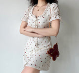 Kukombo Ophelia Floral Ruffle Dress