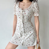 Kukombo Ophelia Floral Ruffle Dress