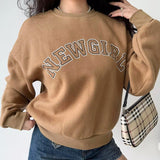 Kukombo NewGirl Fleece Pullover Crewneck