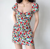 Kukombo 70s Funky Art Bubble Dress