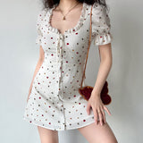Kukombo Ophelia Floral Ruffle Dress