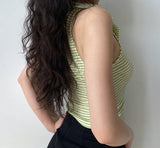 Kukombo 80s Lime Button Vest