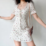 Kukombo Ophelia Floral Ruffle Dress