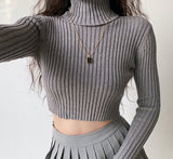 Kukombo Amour Knitted Turtleneck Sweater
