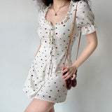 Kukombo Ophelia Floral Ruffle Dress